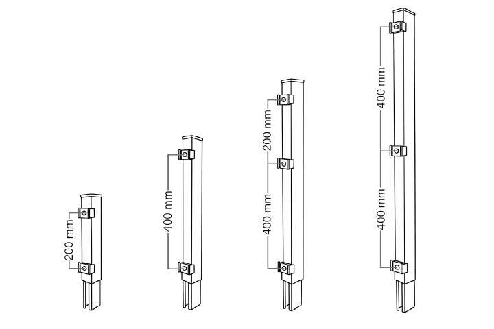 Pfostenverlängerung